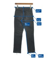 sacai（サカイ）デニムパンツ 黒 サイズ:0(XS位) レディース/2200614855036
