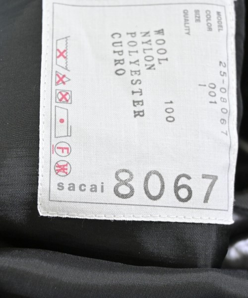 sacai（サカイ）その他 黒 サイズ:1(S位) レディース/2200614804010