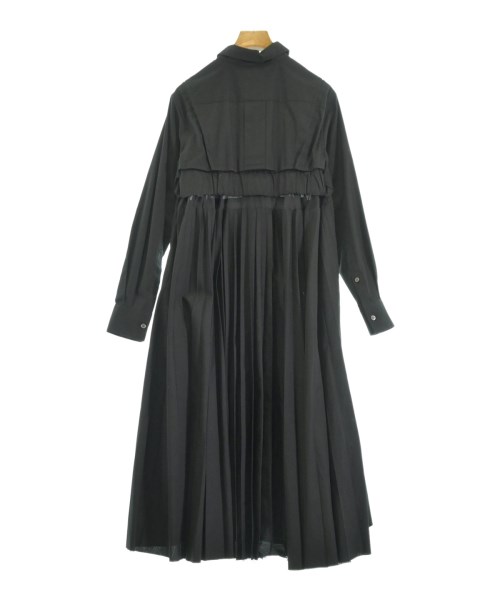sacai（サカイ）シャツワンピース 黒 サイズ:1(S位) レディース/2200615696041