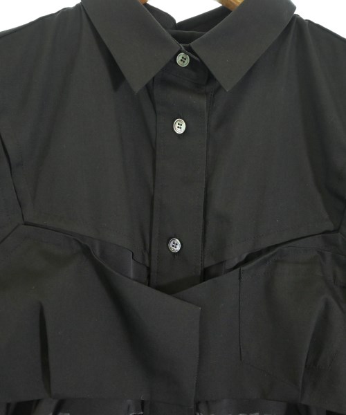 sacai（サカイ）シャツワンピース 黒 サイズ:1(S位) レディース/2200615696041