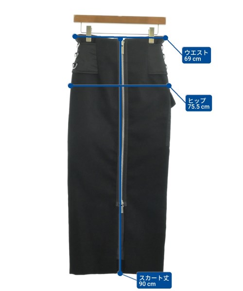 sacai（サカイ）ロング・マキシ丈スカート 黒 サイズ:0(XS位) レディース/2200616327012