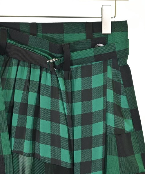 sacai（サカイ）ロング・マキシ丈スカート 緑 サイズ:2(M位) レディース/2200618285013