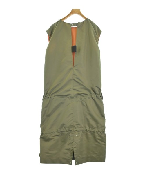 sacai（サカイ）ワンピース カーキ サイズ:4(XL位) レディース/2200618367092