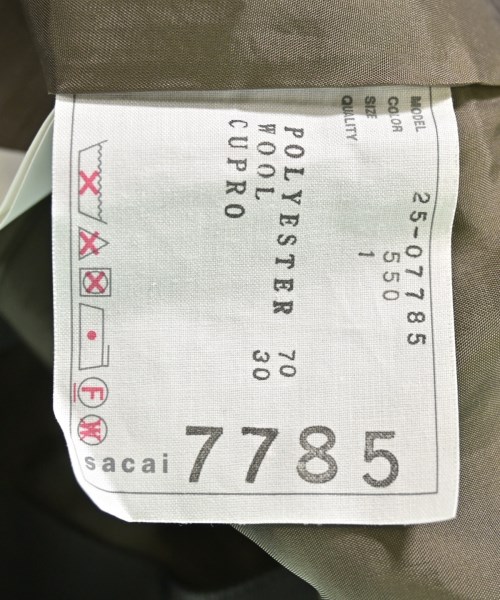 sacai（サカイ）その他 グレー サイズ:1(S位) レディース/2200619470050