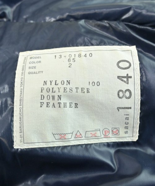 sacai（サカイ）ダウンジャケット/ダウンベスト 緑 サイズ:2(M位) レディース/2200610095016