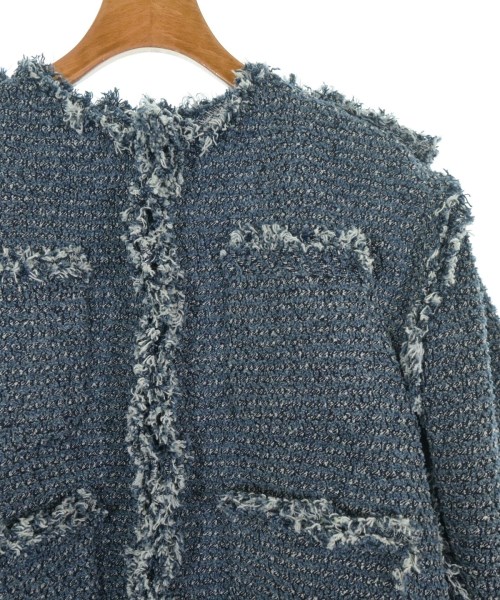 sacai（サカイ）ノーカラージャケット 紺 サイズ:2(M位) レディース/2200618398010