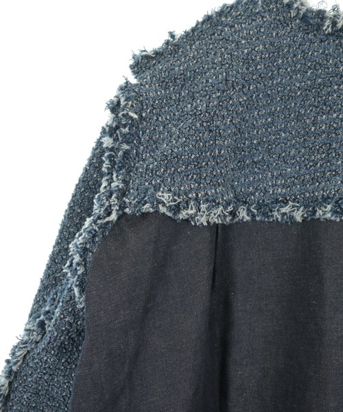 sacai（サカイ）ノーカラージャケット 紺 サイズ:2(M位) レディース/2200618398010