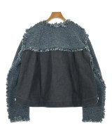 sacai（サカイ）ノーカラージャケット 紺 サイズ:2(M位) レディース/2200618398010