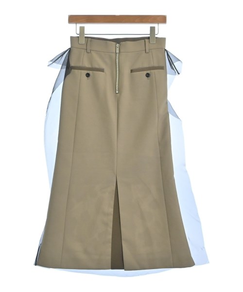 sacai（サカイ）ロング・マキシ丈スカート カーキ サイズ:1(S位) レディース/2200619893019