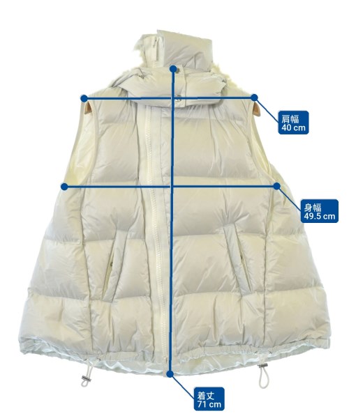sacai（サカイ）ダウンジャケット/ダウンベスト 白 サイズ:2(M位) レディース/2200609980057