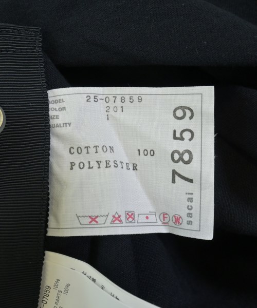 sacai（サカイ）Tシャツ・カットソー 紺 サイズ:1(S位) レディース/2200616933190