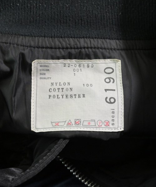 sacai（サカイ）ミリタリーブルゾン 黒 サイズ:1(S位) レディース/2200621258011