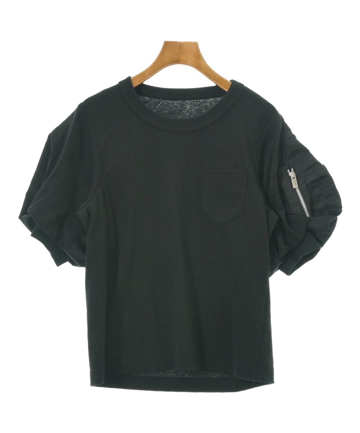 sacai（サカイ）Tシャツ・カットソー 黒 サイズ:1(S位
