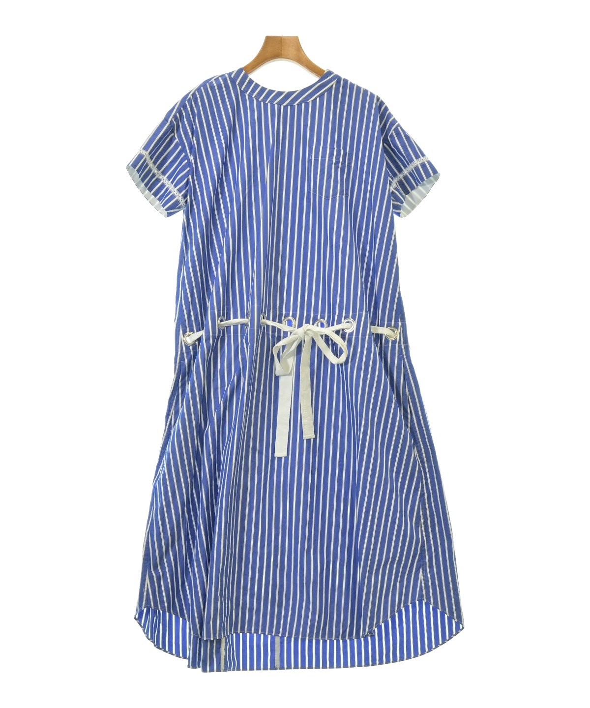 sacai（サカイ）ワンピース 青 サイズ:1(S位) レディース