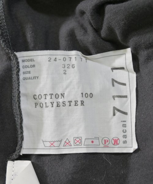 sacai（サカイ）Tシャツ・カットソー グレー サイズ:2(M位) レディース/2200606924290