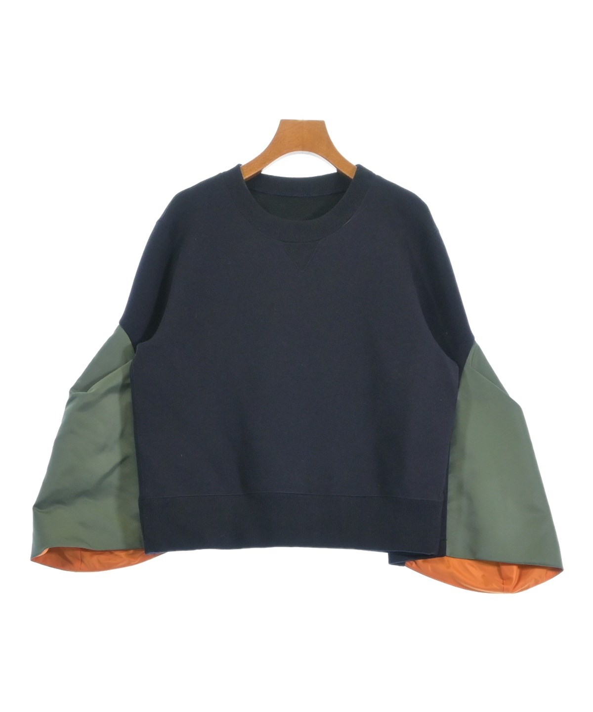 21時までゲリラSALE！sacai 23 訳あり　スウェット　BK 21時までゲリラSALE！sacai 23 訳ありスウェットBK