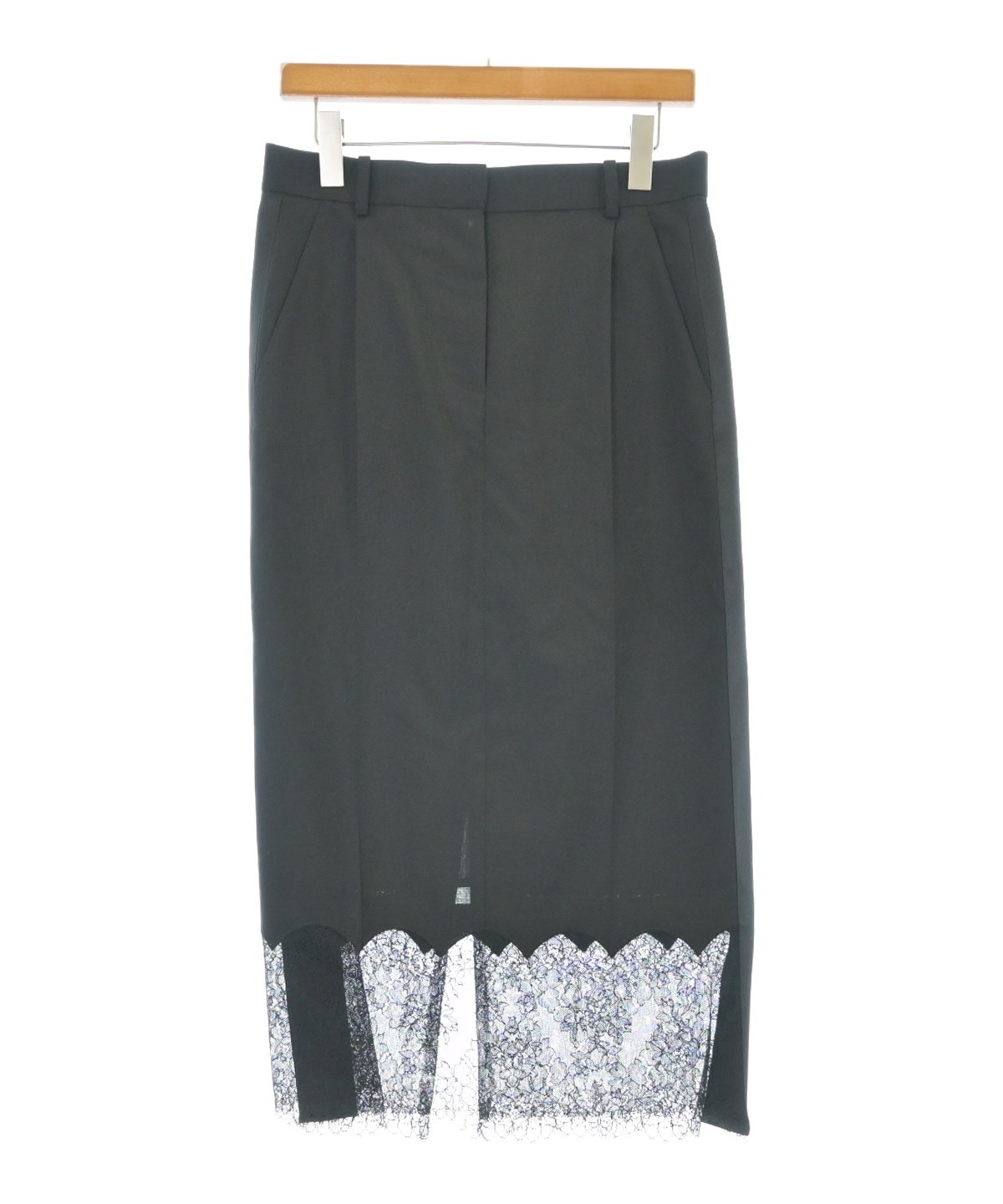 sacai（サカイ）ロング・マキシ丈スカート 黒 サイズ:3(L位