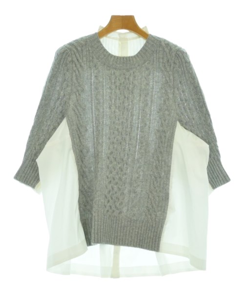 sacai(サカイ)ニット・セーター グレー サイズ:1(S位)/2200669958324