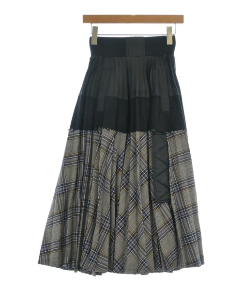sacai(サカイ)ロング・マキシ丈スカート 黒 サイズ:0(XS位)/2200668344012