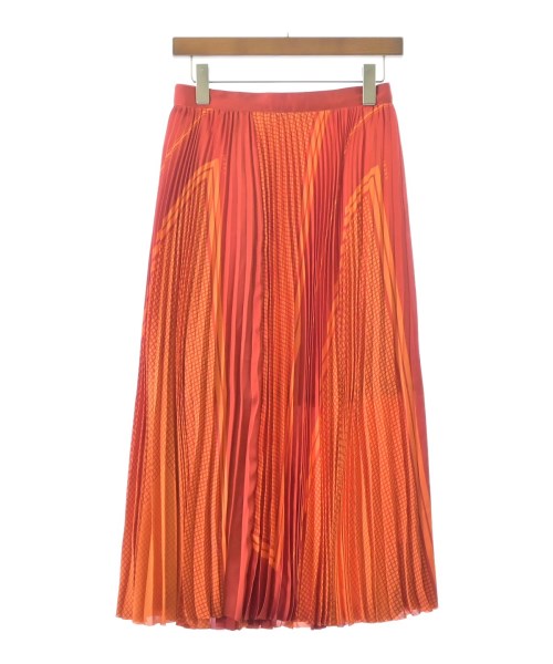 sacai（サカイ）ロング・マキシ丈スカート オレンジ サイズ:2(M位) レディース/2200672999109
