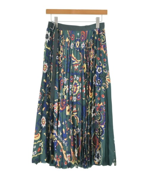 sacai(サカイ)ロング・マキシ丈スカート 緑 サイズ:1(S位)/2200673032010