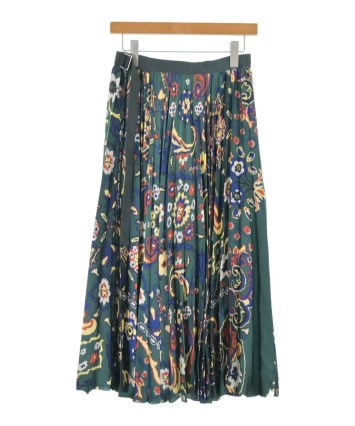 sacai（サカイ）ロング・マキシ丈スカート 緑 サイズ:1(S位