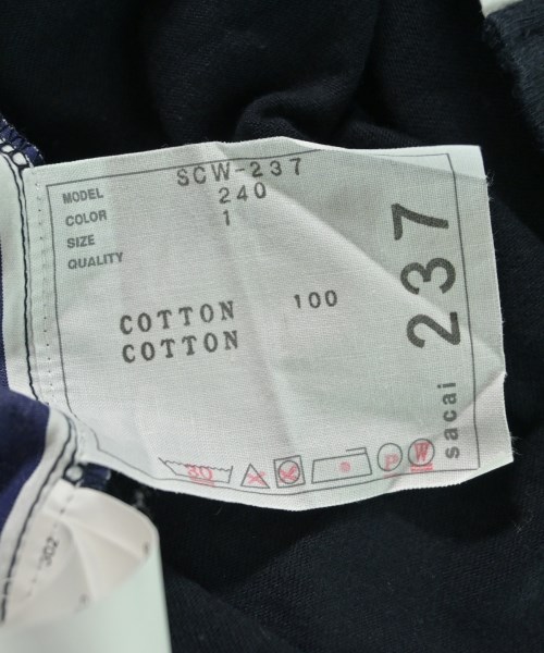 sacai（サカイ）Tシャツ・カットソー 紺 サイズ:1(S位) レディース/2200670101207