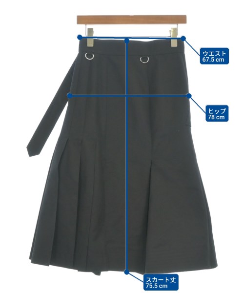 sacai（サカイ）ロング・マキシ丈スカート 紺 サイズ:1(S位) レディース/2200670358359