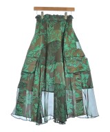 sacai（サカイ）ロング・マキシ丈スカート 茶 サイズ:0(XS位) レディース/2200673743084