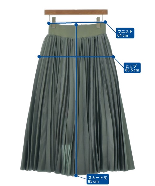 sacai（サカイ）ロング・マキシ丈スカート カーキ サイズ:1(M位) レディース/2200673743091