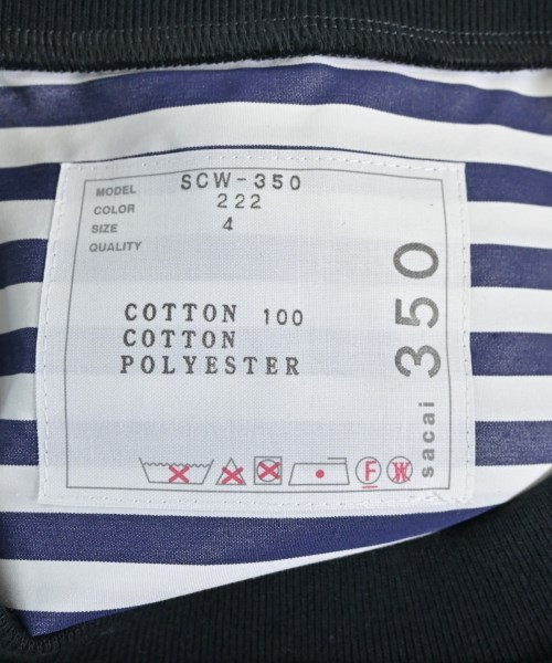 sacai（サカイ）ワンピース 紺 サイズ:4(XL位) レディース/2200673923028
