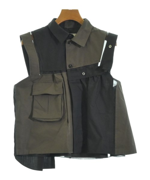 sacai(サカイ)カジュアルシャツ カーキ サイズ:1(S位)/2200674316034