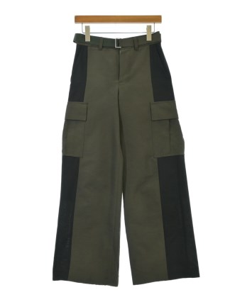 sacai（サカイ）カーゴパンツ カーキ サイズ:0(XS位) レディース