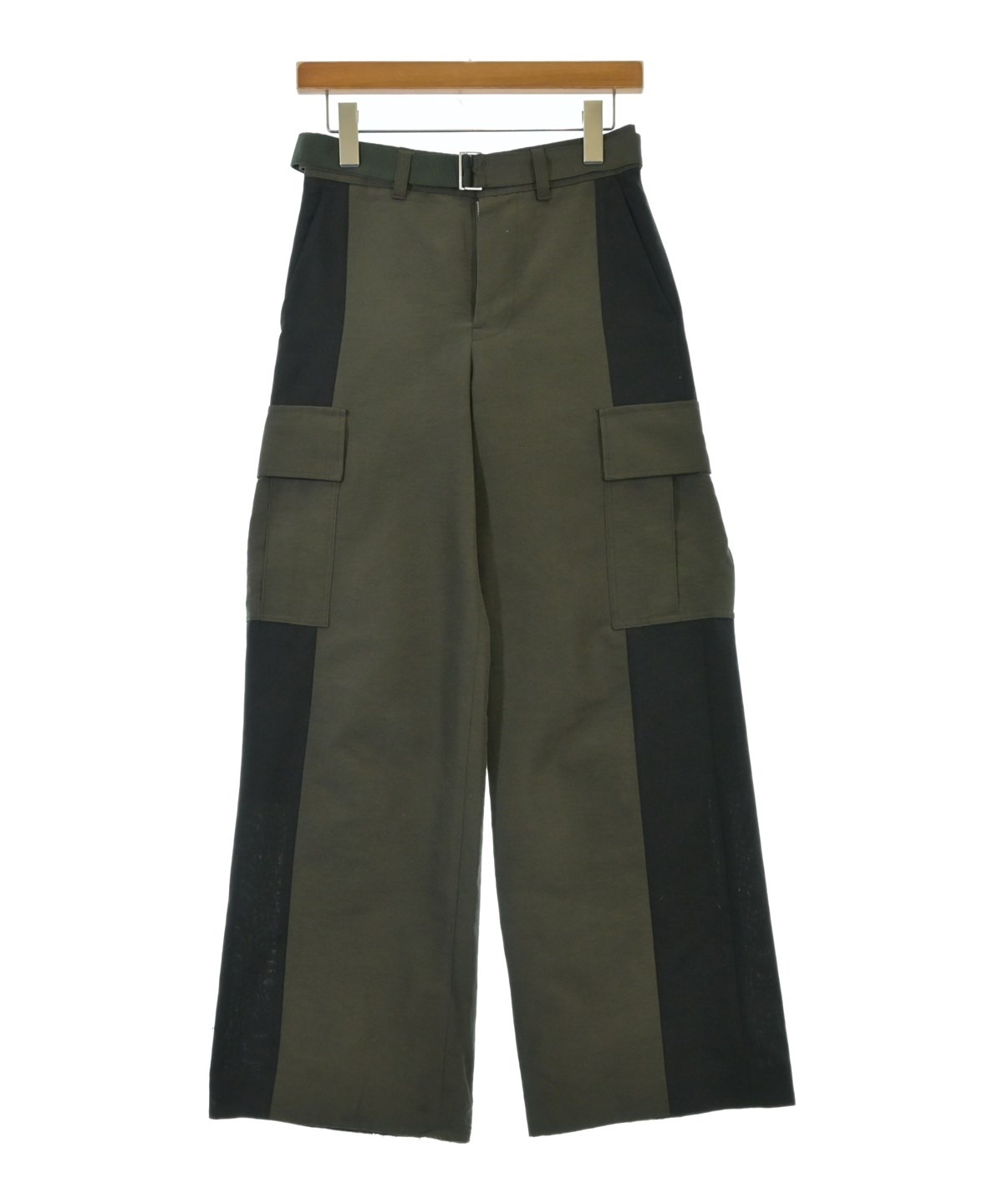 sacai（サカイ）カーゴパンツ カーキ サイズ:0(XS位) レディース