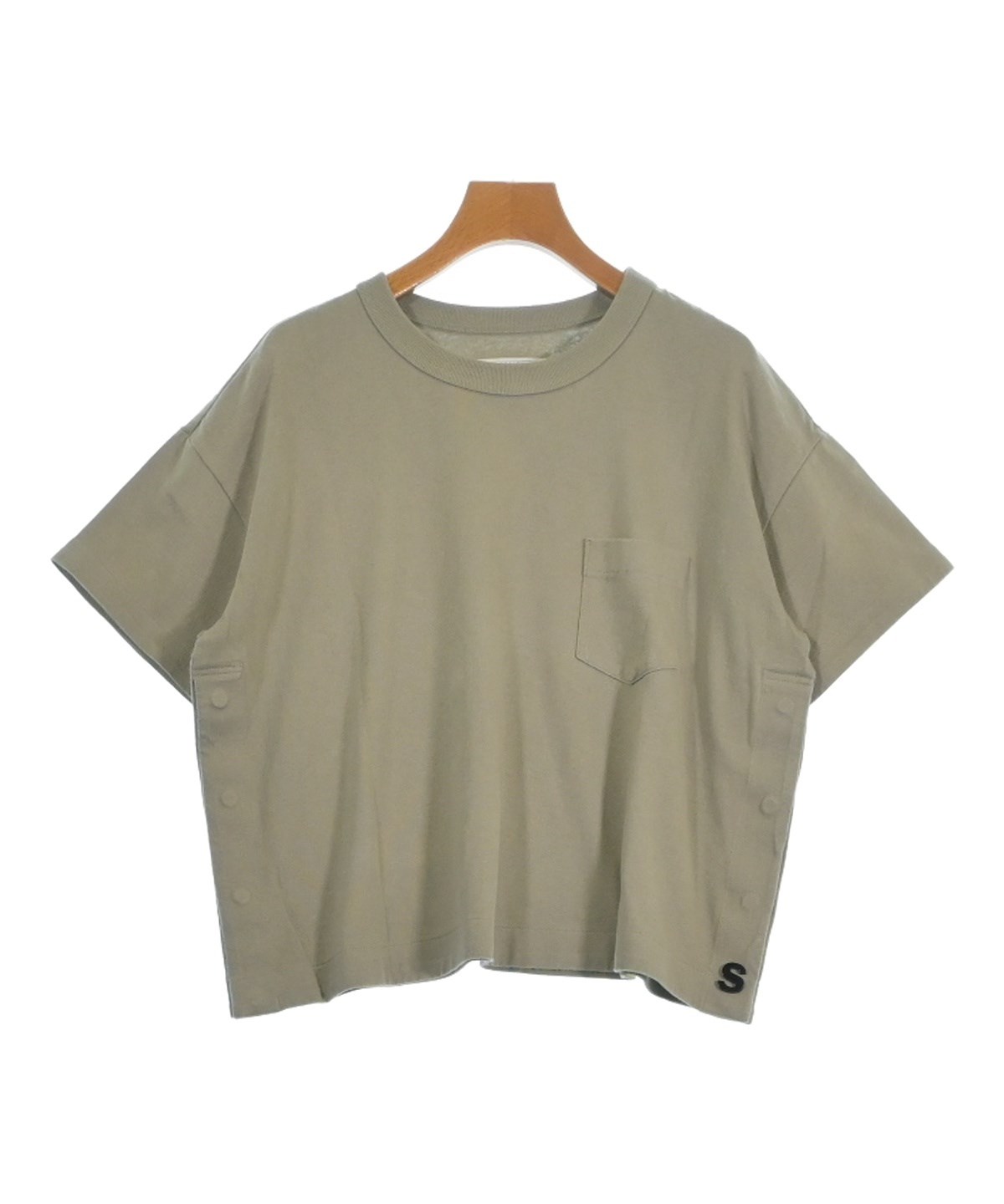 sacai（サカイ）Tシャツ・カットソー カーキ サイズ:2(M位) レディース
