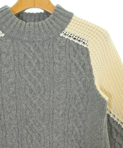 sacai（サカイ）ニット・セーター グレー サイズ:1(S位) レディース/2200676284195