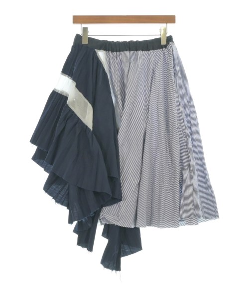 sacai（サカイ）ひざ丈スカート 紺 サイズ:1(S位) レディース/2200677319032