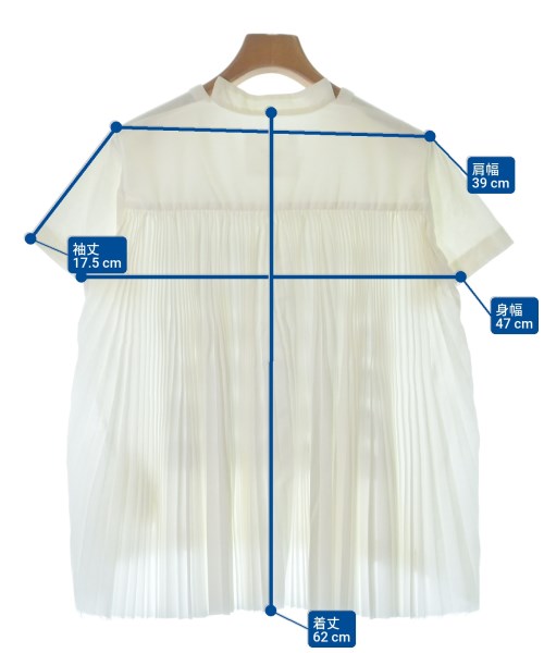 sacai（サカイ）Tシャツ・カットソー 白 サイズ:2(M位) レディース/2200677396019