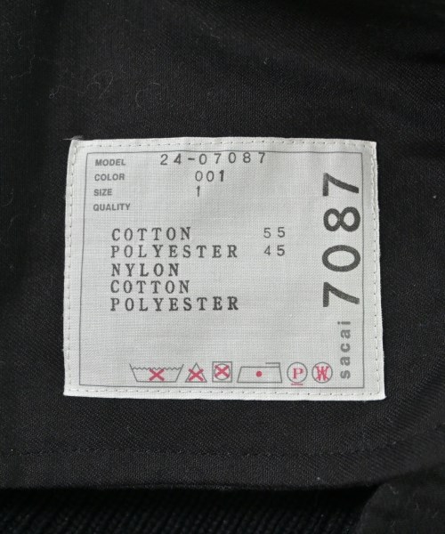 sacai（サカイ）ニット・セーター 黒 サイズ:1(S位) レディース/2200674716056