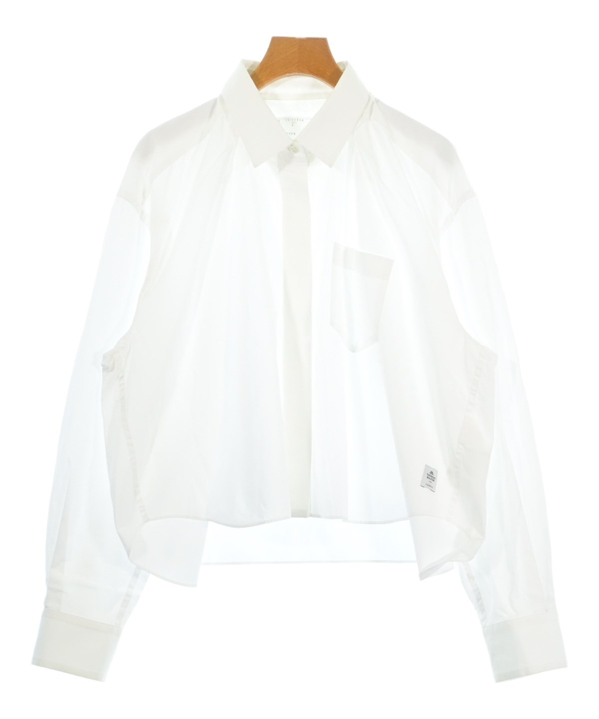 サカイデザインブラウス sacai（サカイ）ブラウス 白 サイズ:3(L位) レディース/2200678549032