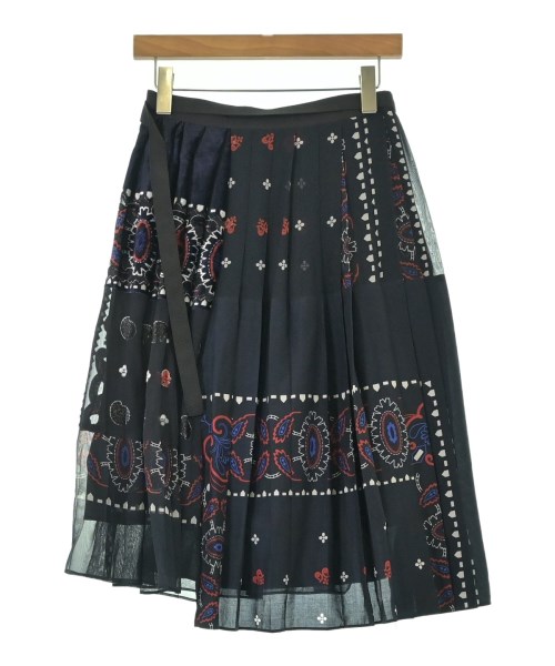 sacai（サカイ）ロング・マキシ丈スカート 紺 サイズ:1(S位) レディース/2200673296061