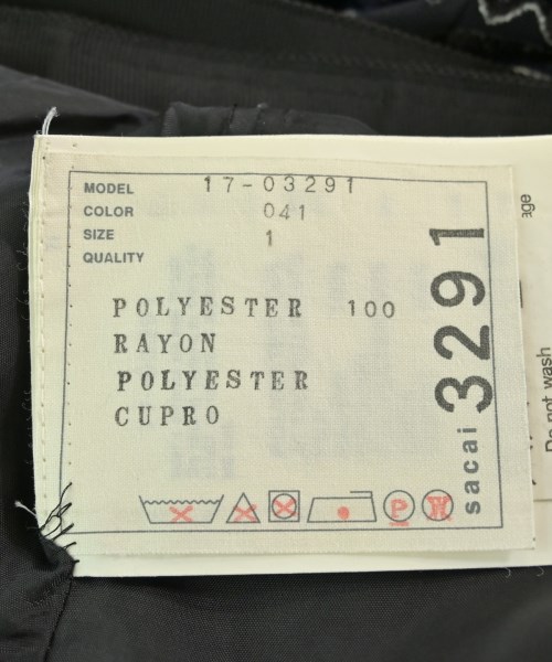 sacai（サカイ）ロング・マキシ丈スカート 紺 サイズ:1(S位) レディース/2200673296061