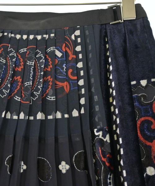 sacai（サカイ）ロング・マキシ丈スカート 紺 サイズ:1(S位) レディース/2200673296061