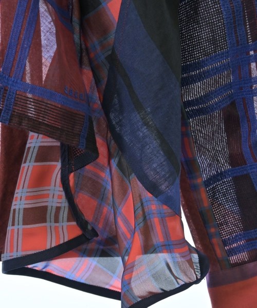 sacai（サカイ）カジュアルシャツ 赤 サイズ:1(S位) レディース/2200678792216