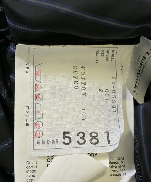 sacai（サカイ）Tシャツ・カットソー 黒 サイズ:2(M位) レディース/2200678792278