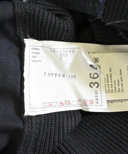 sacai（サカイ）ニット・セーター 黒 サイズ:1(S位) レディース/2200678996218