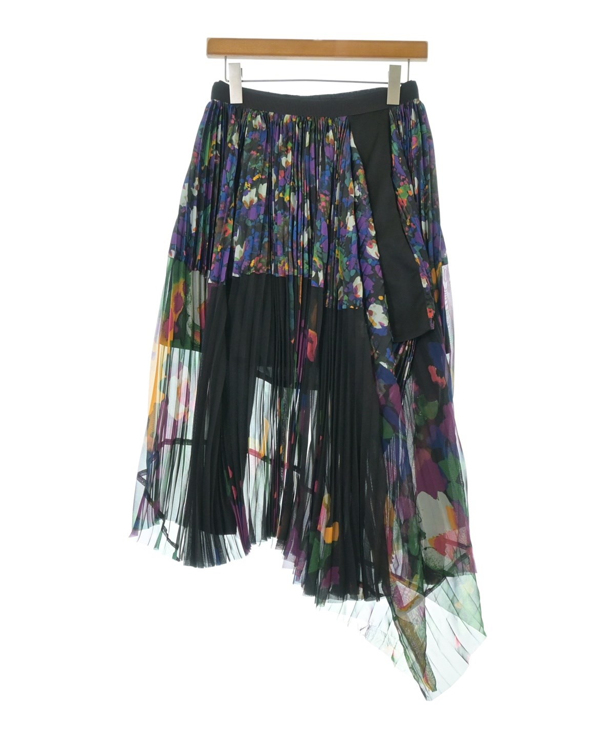 sacai（サカイ）ロング・マキシ丈スカート 黒 サイズ:1(S位