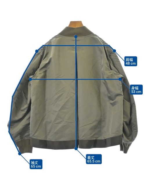 sacai（サカイ）ミリタリーブルゾン カーキ サイズ:2(M位) レディース/2200679087014