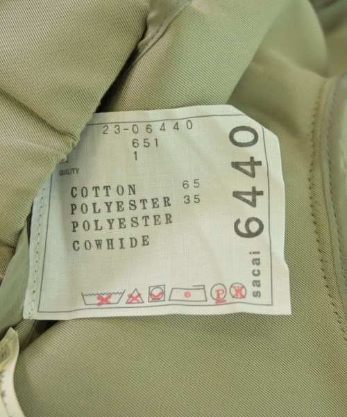 sacai（サカイ）ワンピース カーキ サイズ:1(S位) レディース/2200679544128