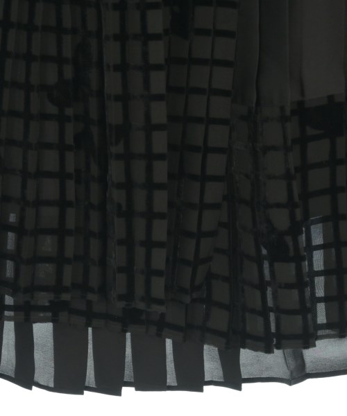sacai（サカイ）ひざ丈スカート 黒 サイズ:1(S位) レディース/2200679623045